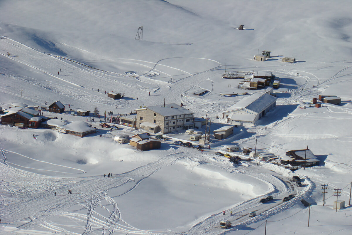 Falakro Ski Center - Photo from Drama's P.E archive
