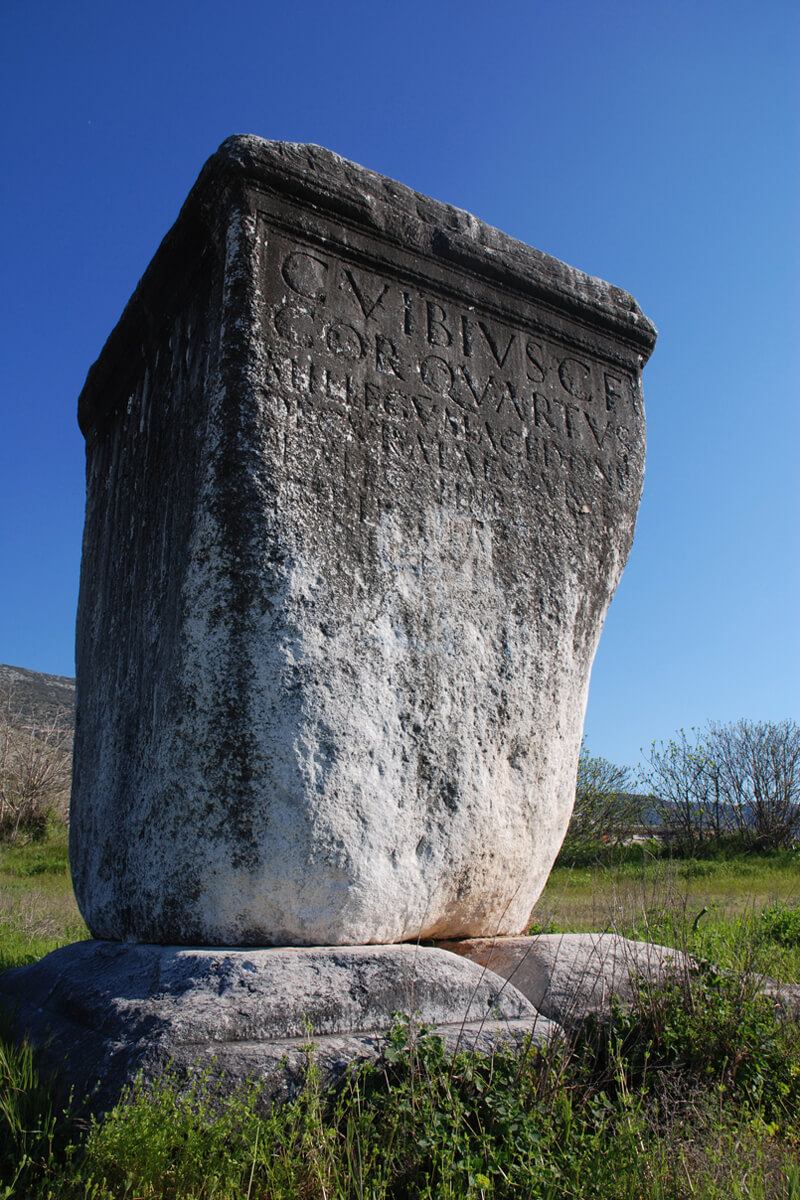 The monument of Caius Vibius - Photo by Artware