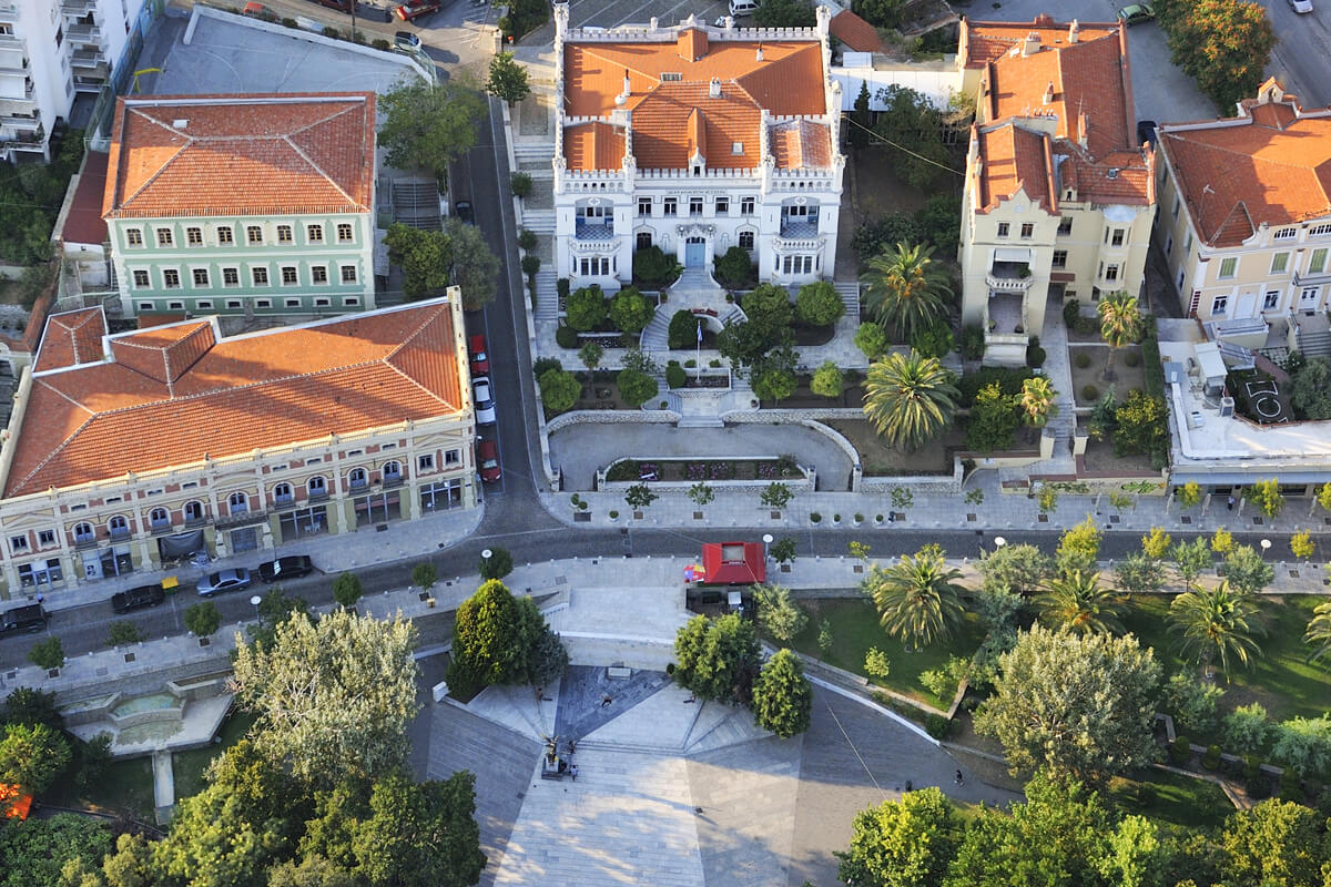 Aerial photo of Kiprou str. - Photo by Artware