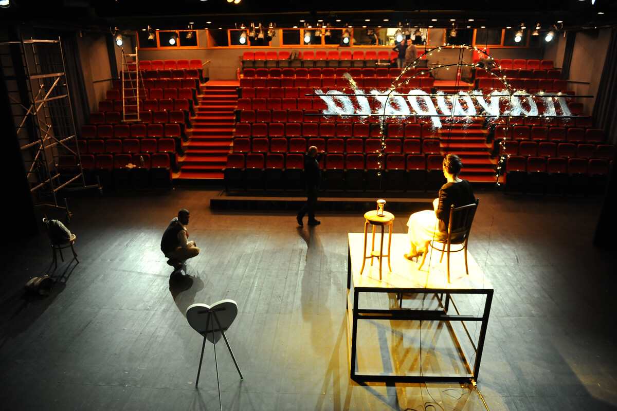 Probe im Theater Antigoni Valakou - Foto DI.PE.THE Datei