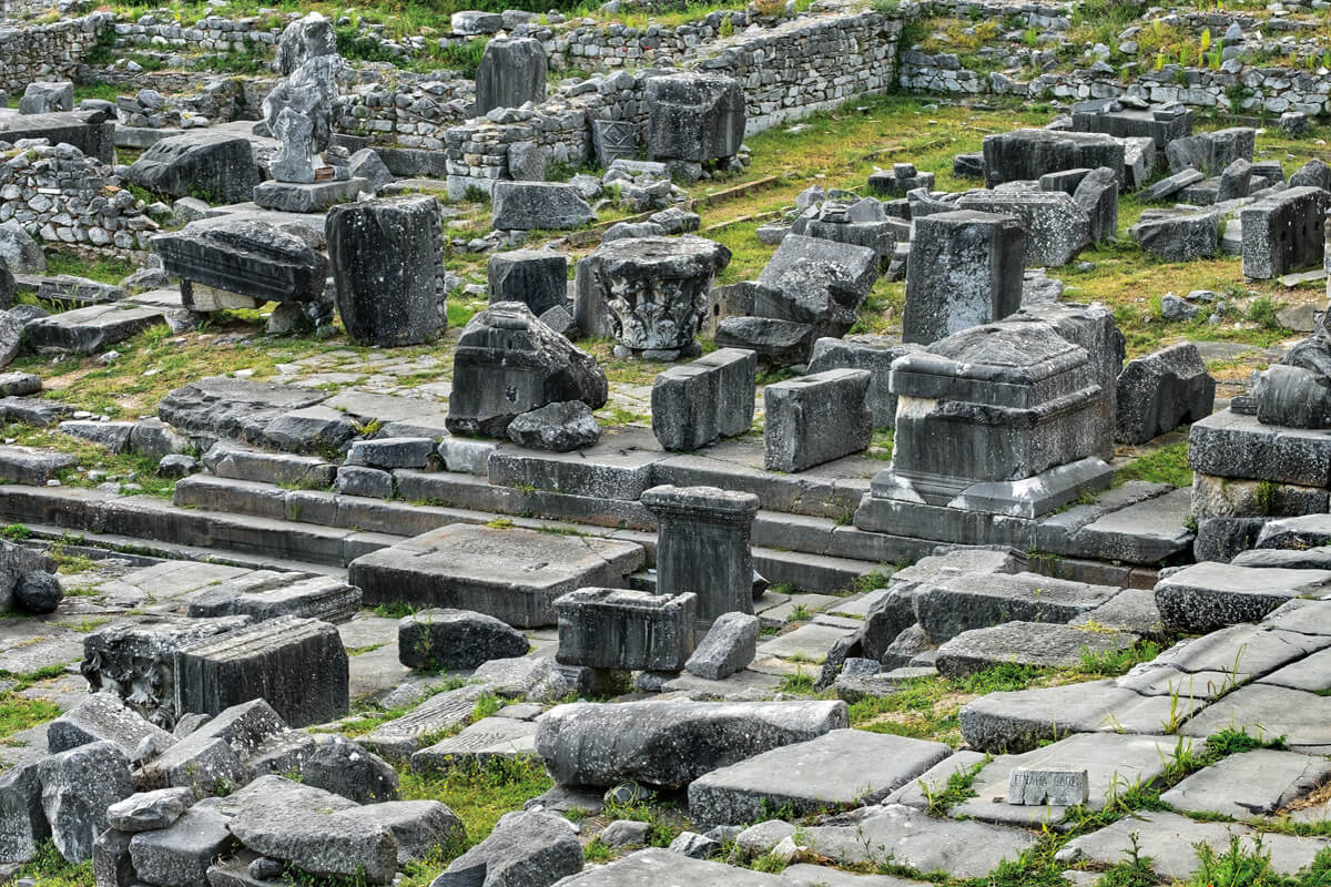 Archaelogical site of Philippi - Photo by Giannis Giannelos